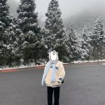 2023年1月22日和姐妹看雪-猫匿