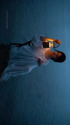 分享【与风行】老师的一组蓝调作品-猫匿