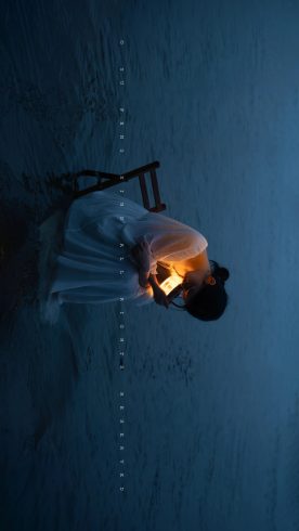 分享【与风行】老师的一组蓝调作品-猫匿