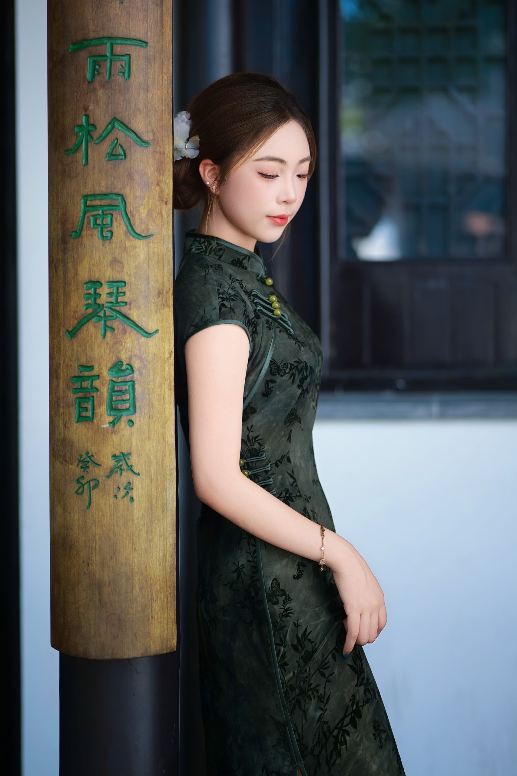 一组绝美的旗袍-猫匿